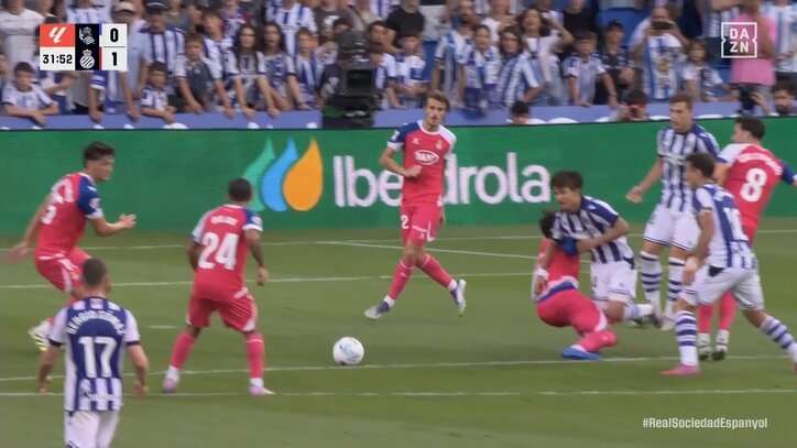 【映像】キレキレ突破→接触転倒の瞬間