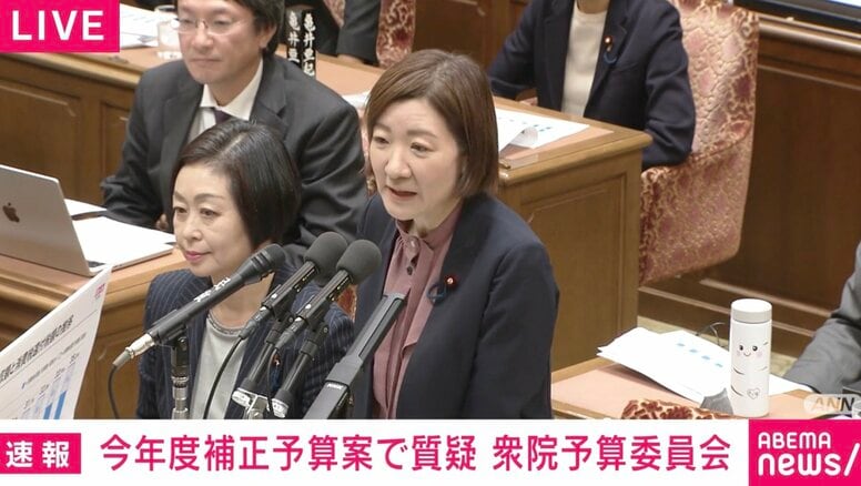 枝野委員長「おかけください。おかけください」 “立ったまま”のれいわ議員に着席促す→高市総理も思わず笑い