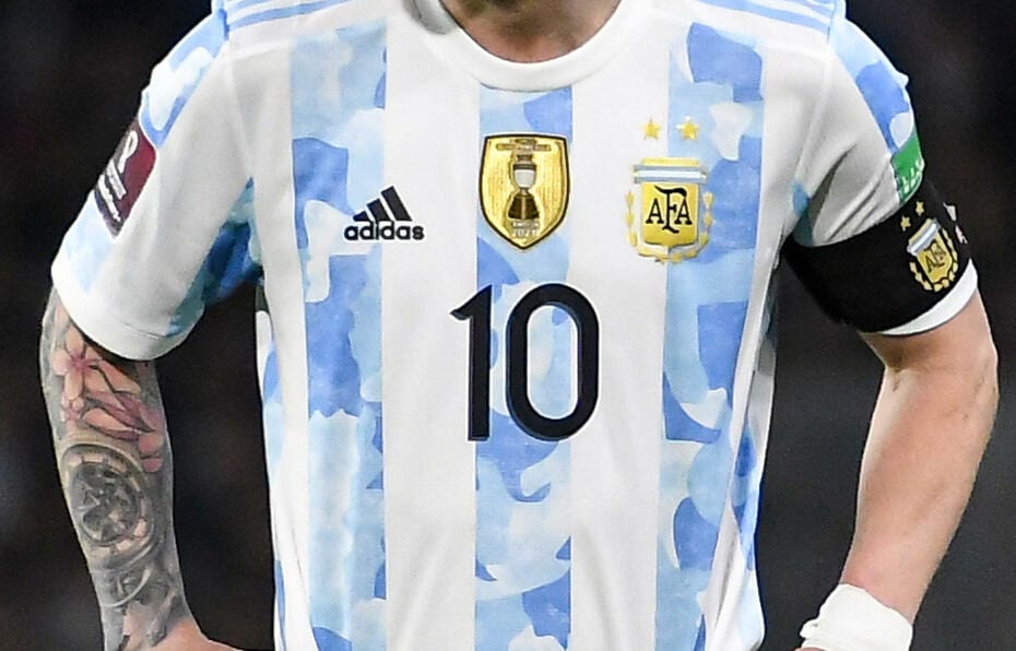 メッシ No.10 アルゼンチン代表ユニフォーム カタールワールドカップ 