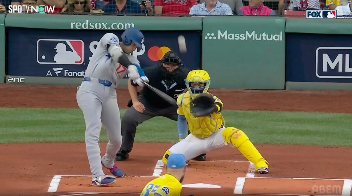 大谷翔平が156キロを「打ち砕いた」 “爆速”打球の衝撃175キロ弾をド軍