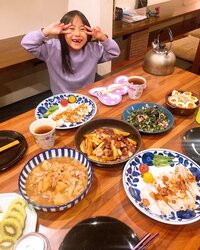 みきママ『白米が進まない晩御飯です!!』