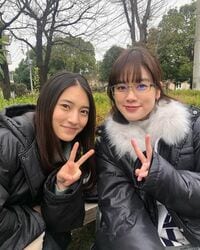 「可愛くて素敵です」「いつも綺麗」筧美和子＆久保田紗友の“ニビハコ”2ショットに称賛の声