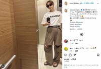 「暑いので膝から換気できるスタイル」桐谷美鈴、苦手だった“Tシャツ”をさらりと着こなした夏コーデを披露