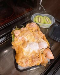 みきママ『寝坊して親子丼弁当です!!』