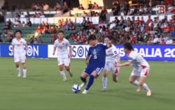 “神トラップ”に驚愕！なでしこFWの超速スーパーゴールが「マジでワールドクラスだ」「美しい」藤野あおばが衝撃弾【女子アジアカップ】