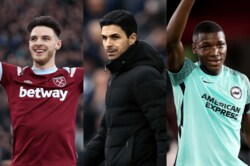 CL復帰近づくアーセナル…アルテタ監督はライスなどの獲得を検討か　WGと左SB補強の可能性も？