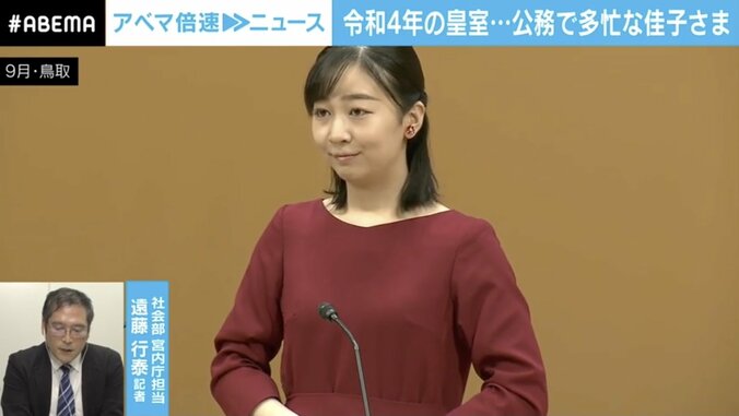 佳子さま公務増加も…皇族の1年を振り返る 来年4月には宮内庁“広報室”発足 1枚目