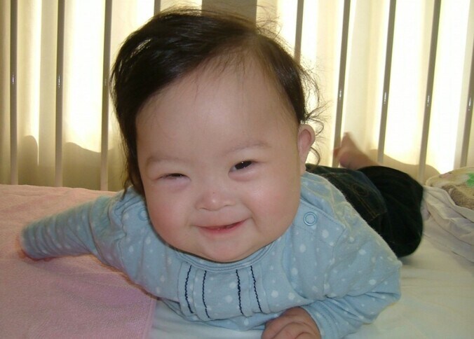 【画像】7か月のころの笑顔の菜桜さん