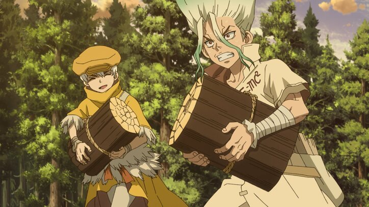 【写真・画像】石化光線の発信源を目指し大冒険がスタート！アニメ『Dr.STONE』第14話あらすじ＆先行カット解禁　1枚目