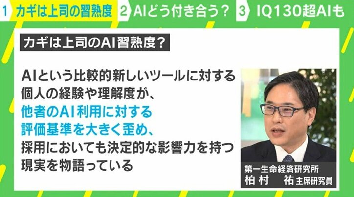 カギは上司の習熟度