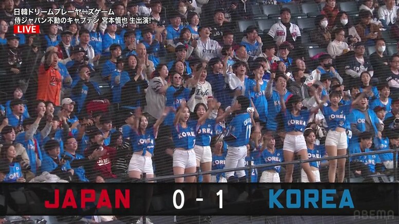 【日韓レジェンドOB戦】ガチすぎる韓国“元NPB戦士”が躍動！ 猛打爆発でチアの女神たちも「大歓喜」の一部始終