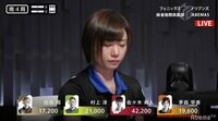 クールな表情で激闘を続ける茅森早香