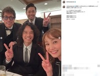 藤本美貴、夫婦で山本圭壱＆西野未姫の結婚式に参列 式場オフショットに「素敵な写真」「すごいメンバー」の声