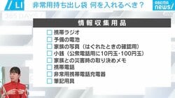 命を守る「非常持ち出し袋」に何入れる？ 日赤職員が解説