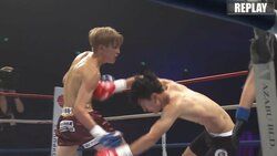 まるで生まれたての小鹿のように…衝撃連打で戦慄KO！ 2ラウンド0秒での劇的結末