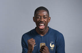 フランス代表の右サイドで躍動するデンベレ、好調ぶり口に「デンマーク戦は僕のベストゲーム」