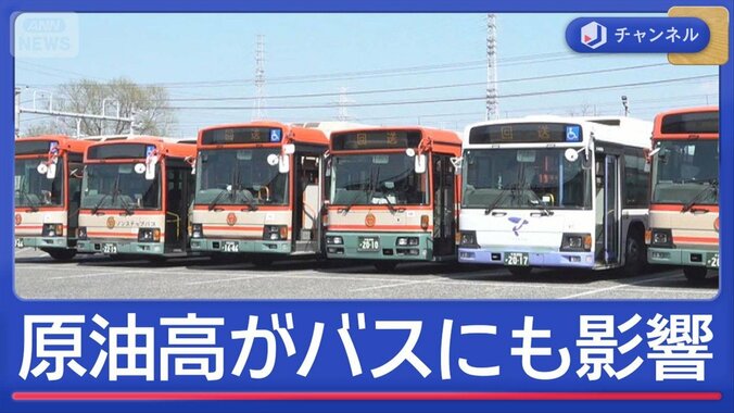 世界で「すでに争奪戦」　原油高がバスにも影響 1枚目