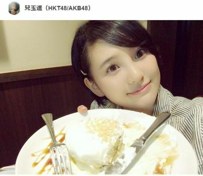 HKT48・兒玉遥、罰ゲームでキス顔を披露？　総選挙のライバルは？ 22枚目