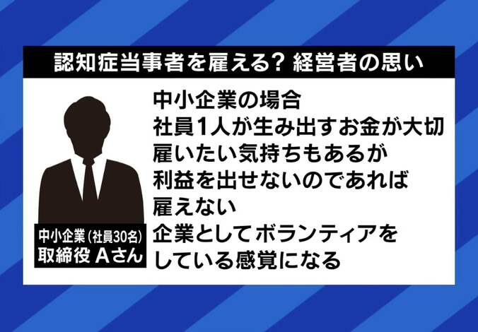 「社会とつながっていたい」「色メガネをかけて見ないで」 “働きたい”認知症当事者の思い 偏見が阻む壁、受け入れ側の苦悩も 8枚目