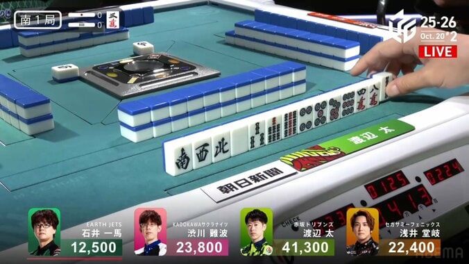 ボロボロな配牌