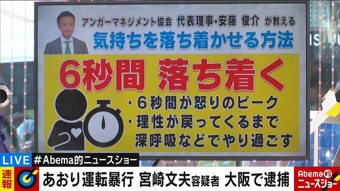 専門家が提唱する“あおり”予防策　「イラっとしたら6秒我慢」に異論反論 1枚目