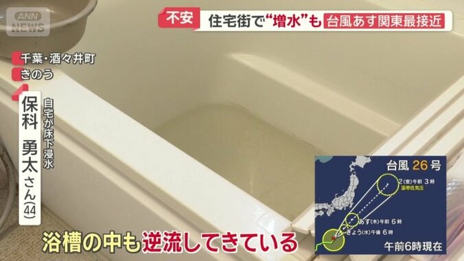 「逆流してきている」