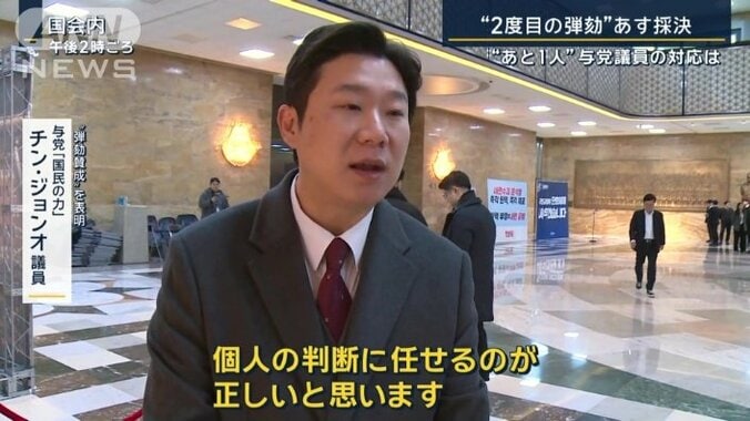 与党『国民の力』　チン・ジョンオ議員