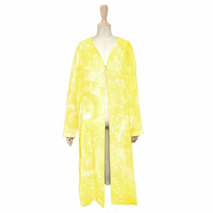 香取慎吾×祐真朋樹「J_O」真夏に着れるコート(ピンク&イエロー)が登場