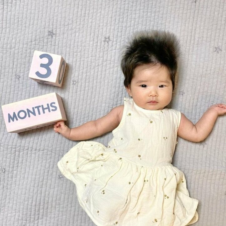 布川敏和、生後3か月を迎えた孫の姿「そっくり」「可愛すぎ」の声