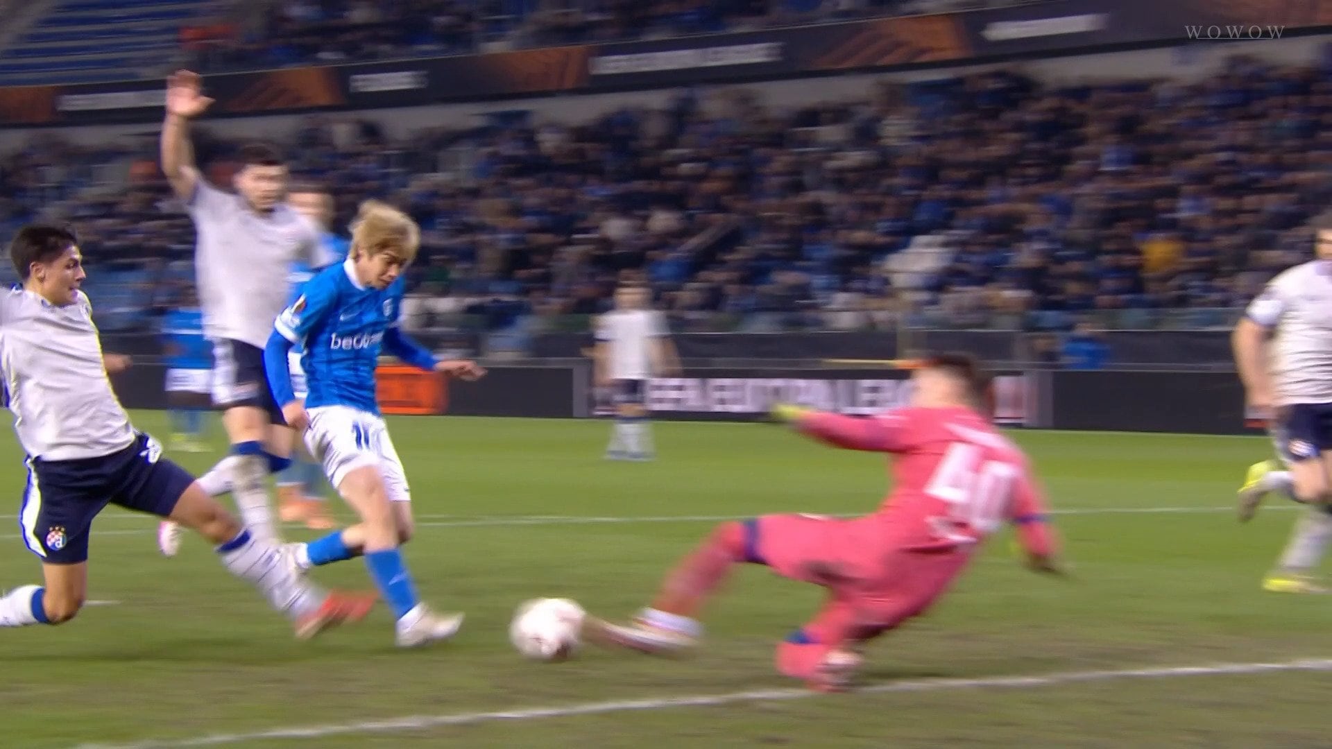 【映像】伊東純也、“神タッチ”からのゴール