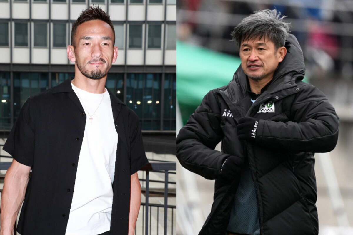 W杯】中田英寿×三浦知良、ドイツ戦並んで現地観戦に「帝王のオーラ