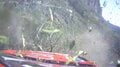あわや崖下転落！ 世界ラリー、ガードレールを突き破る危機一髪の瞬間 ドライバーも慌てて退散「木があって幸運だった」X騒然