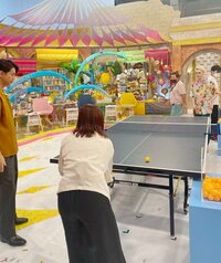 AHN MIKA『術後の全身ZARAのピンクコーデにオシャレ三角巾!』