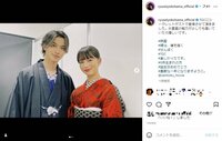横浜流星、清原果耶との着物姿の2ショットを公開「お似合いで目が釘付け」と絶賛の嵐