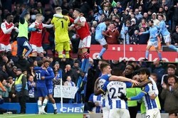 アーセナルが劇的勝利！　チェルシーは6戦ぶり白星…三笘薫は今季6点目／プレミア第26節