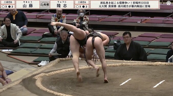 極細マッチョ力士、ライバルをぶん投げた衝撃シーン