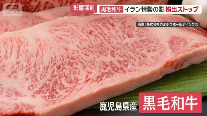 鹿児島県産の黒毛和牛