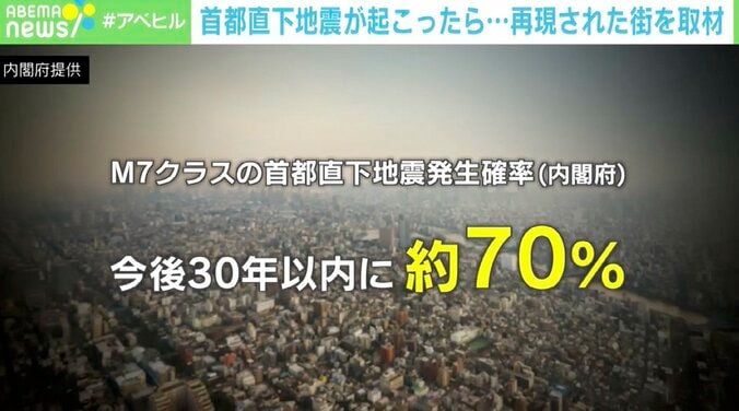 「もし首都直下地震が起こったら…」生き残れるか？ 再現された“街”を取材 1枚目