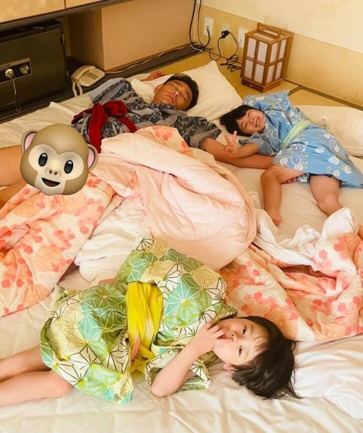  ココリコ・遠藤の妻、家族で鳥取県の旅館に宿泊「子供たちは朝から大はしゃぎ」 