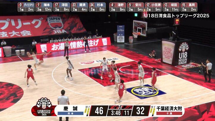 【写真・画像】​​“ネクスト八村塁”が見せた衝撃の3秒間！白谷柱誠ジャック、爆速スティール&ドライブがSNSで話題　1枚目