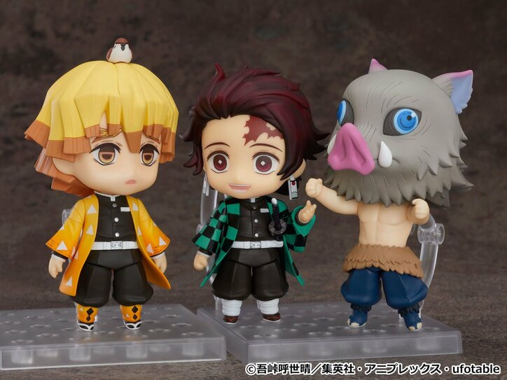 TVアニメ「鬼滅の刃」嘴平伊之助がねんどろいどで登場！ 獣の呼吸エフェクトやエビフライも