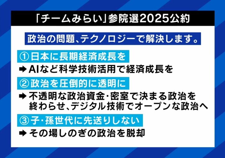 チームみらいの公約