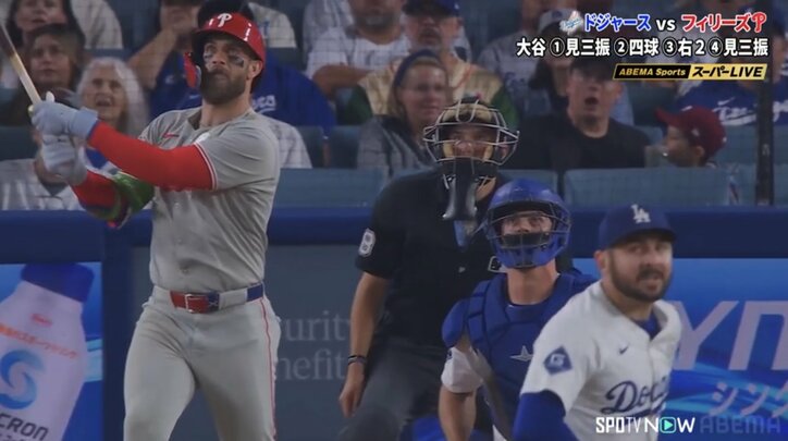 【映像】MVP男、“とんでもないボール球”をホームランの瞬間