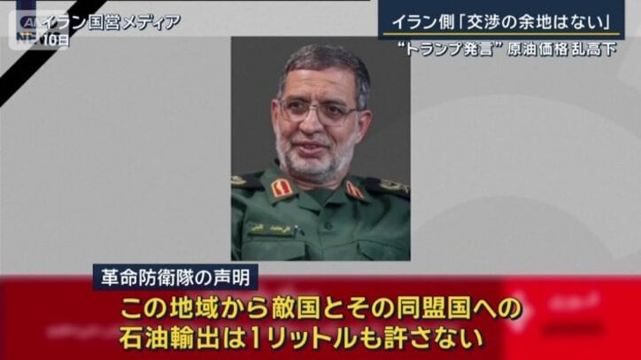 革命防衛隊の声明