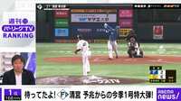 待ってたよ! 清宮 予兆からの今季1号特大弾