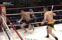 「殴ってみろ」に実況困惑「こんなこと、あるんですか!?」 ロープまで吹っ飛ぶ“爆腕”KOにネット騒然「マンガかよ」「半端ねぇ」 【ABEMA 格闘TIMES】