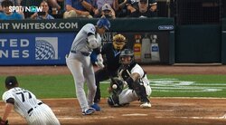 あんな打球が直撃したら…大谷翔平の驚速打球に一塁走者が危機一髪 同僚が魅せた驚異の反射神経