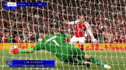 海外ファン沸騰！ PSG守護神ドンナルンマの“ワンハンド神セーブ”が脚光「世界一のGKだ」「信じられない」「巨体であんな素早く…」アーセナルFWの至近距離弾を阻止した瞬間