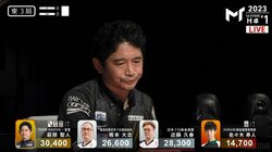 迫真の名演さながら 萩原聖人の豪快跳満“イケボ申告”にファンも夢中「ないすっ！！」／麻雀・Mトーナメント