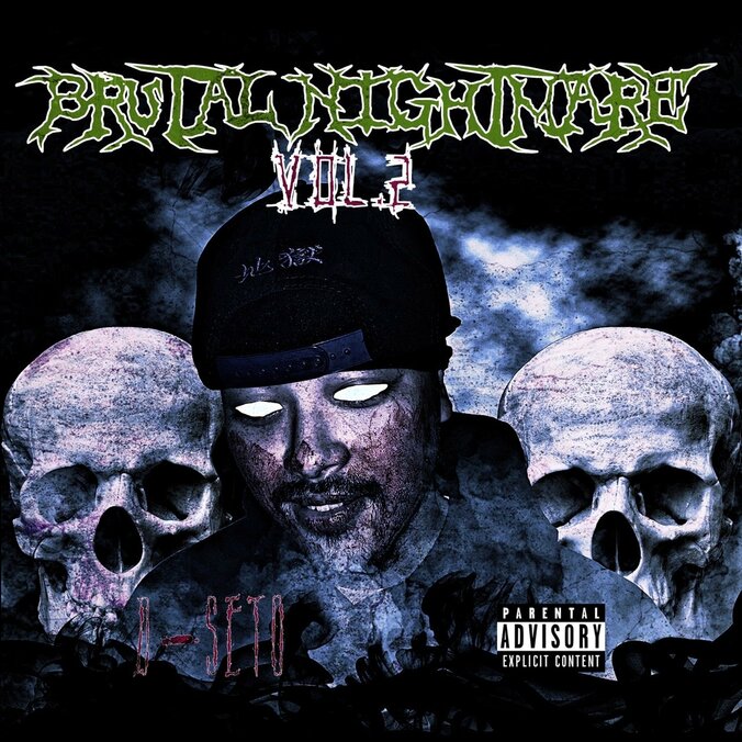 D-SETO、秋深まるこの季節に馴染むダークで攻撃的な新作ミックステープ「BRUTAL NIGHTMARE Vol. 2」をリリース！！ 1枚目